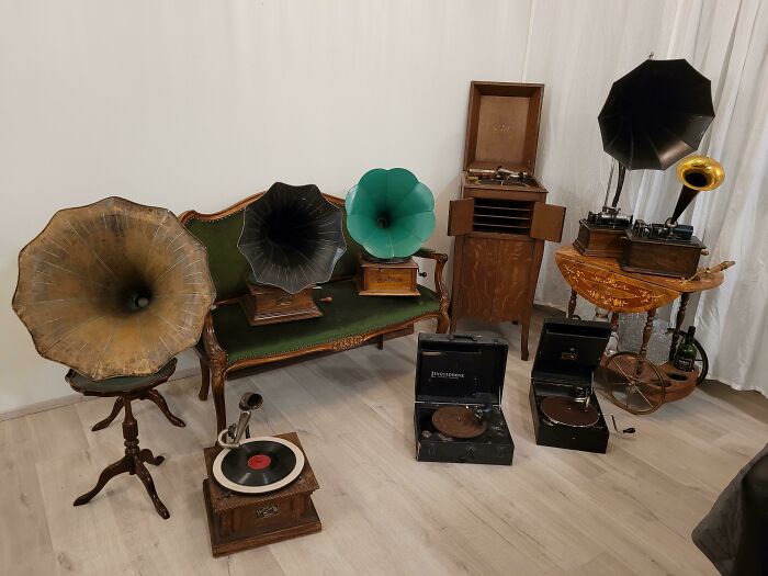 My Collection Of Antique Phonographs