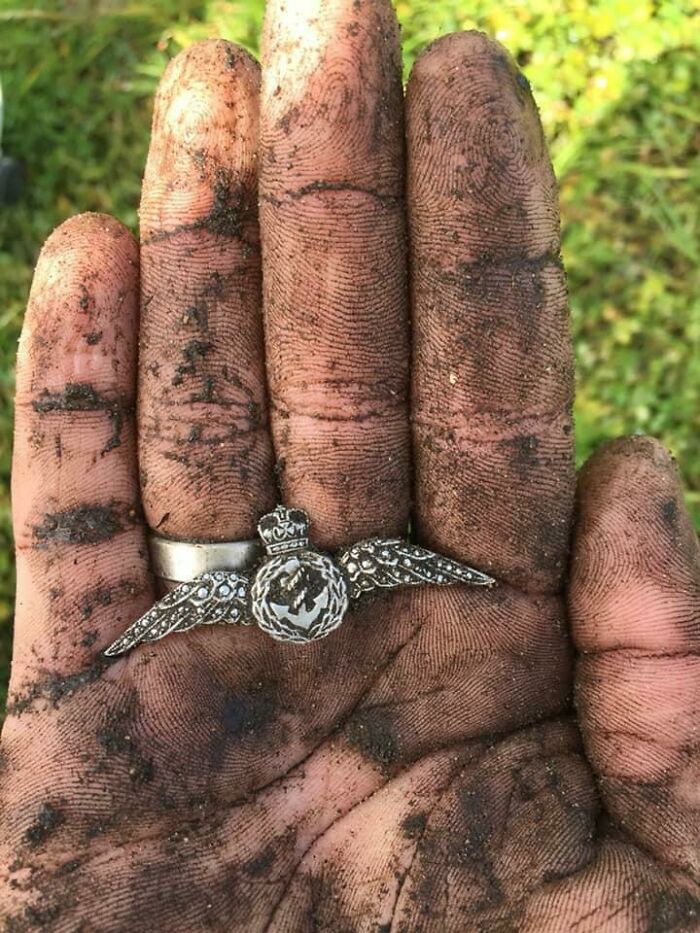 This Silver Ww2 Naval Aviator Sweetheart Brooch I Found While I Was Metal Detecting A Few Months Ago Is Still My Favourite Piece