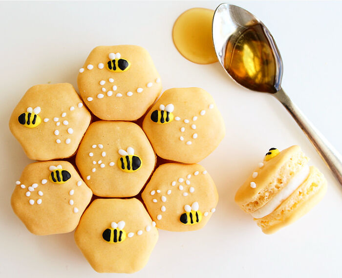 Homemade Honey Macarons