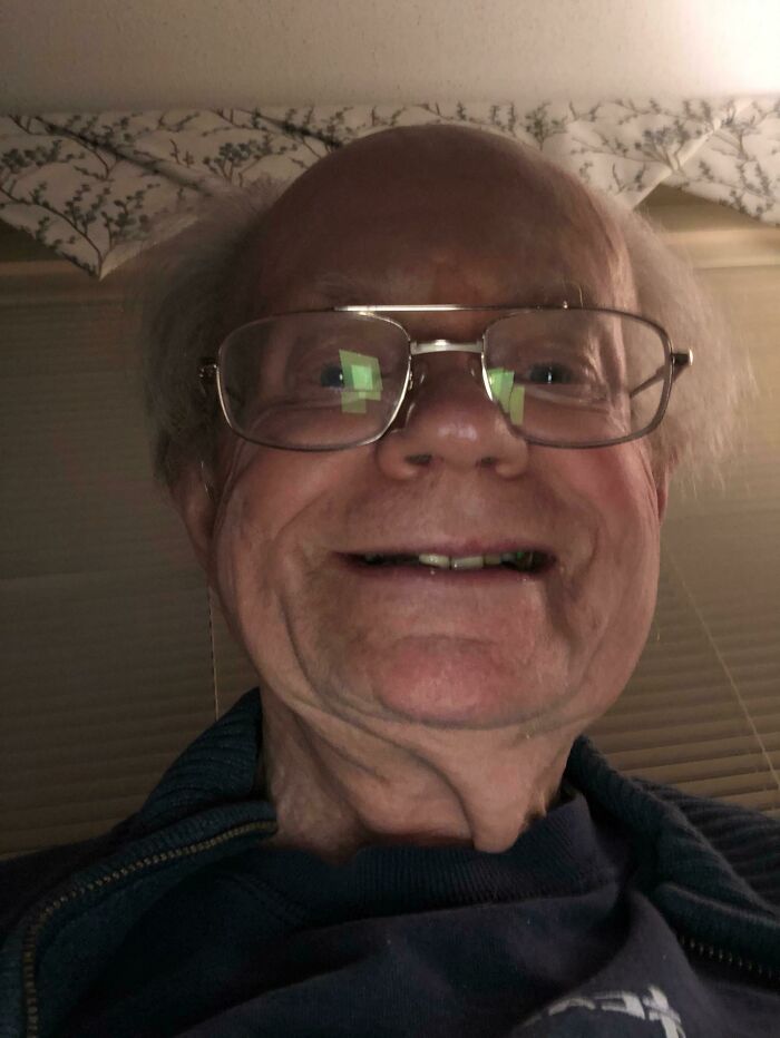 This Is A Selfie My Dad Sent Me