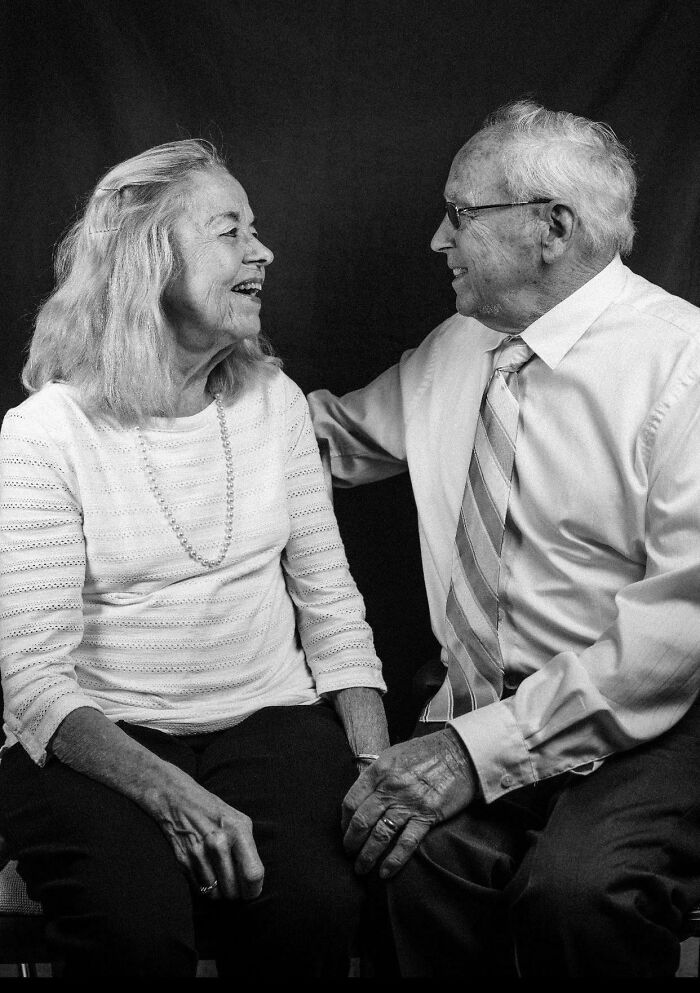 My Grandparents Wanted To Do A Photoshoot For Their 66th Anniversary. My Grandpa, Art-Directing: “Okay, Now We Should Look At Each Other Lovingly”