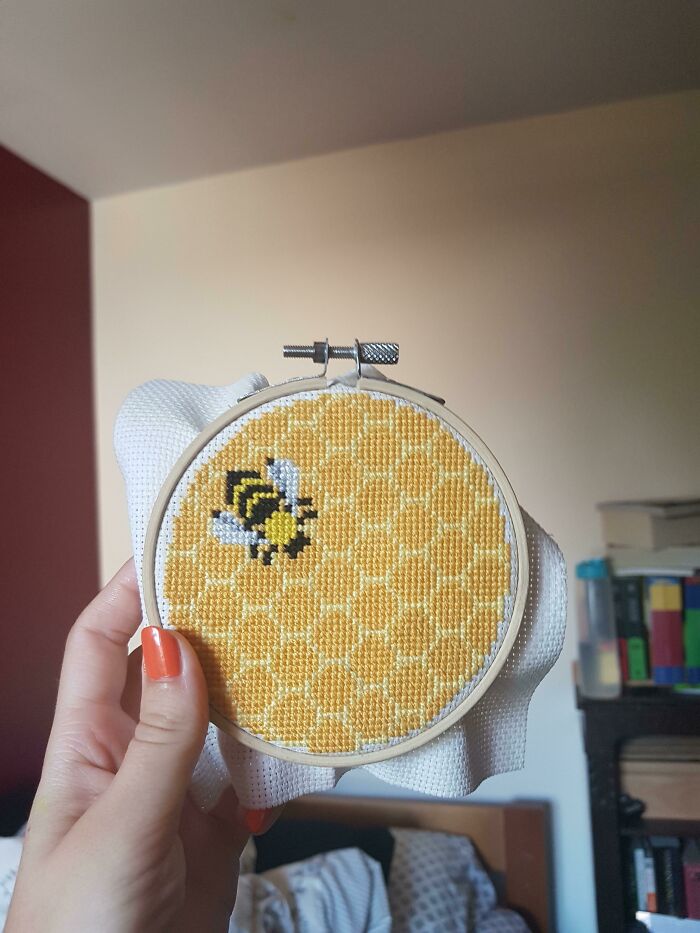 My First Ever Cross Stitch And I'm Hooked!