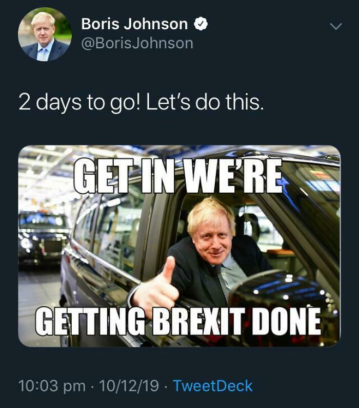 Boris Johnson Strikes Again