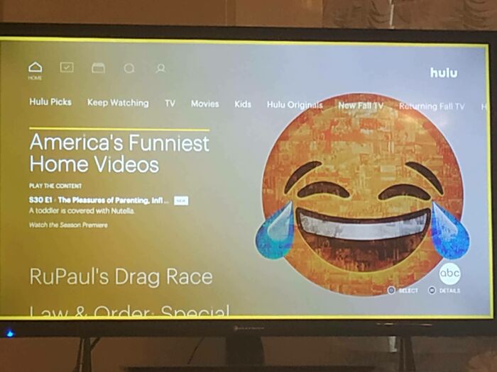 Opened Up Hulu And Was Greeted With This Monstrosity