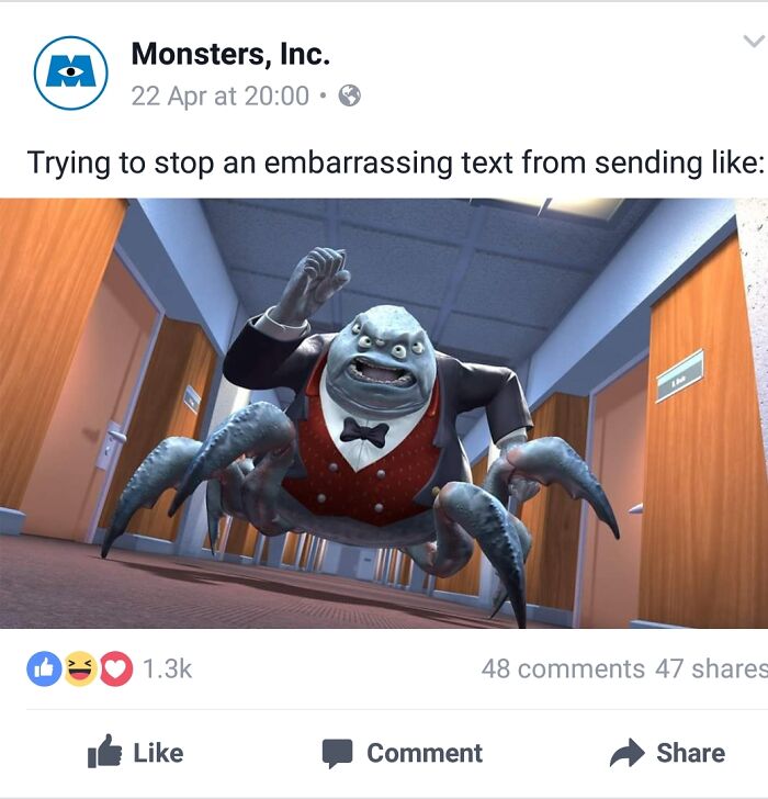 I Don't Know Why Monster's Inc Still Even Has An Account But...