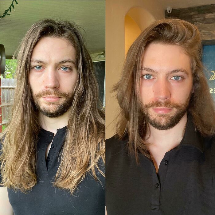First Haircut In 3 Years