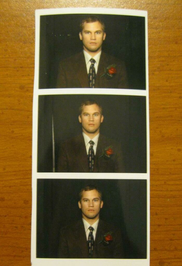 We Had A Photo Booth At Our Wedding. I Think My Brother In Law Doesn't Understand How Photobooths Work