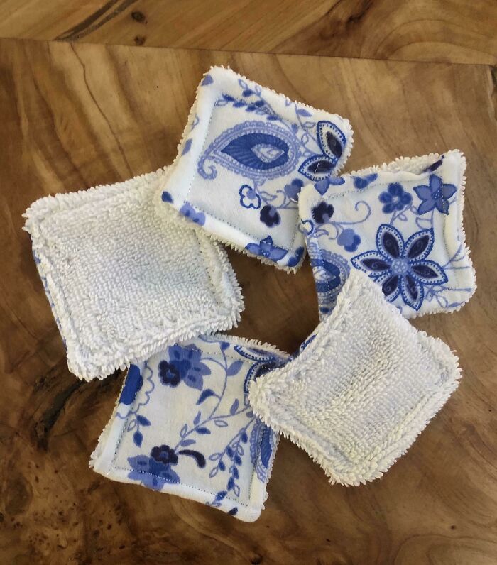 I Found Myself Buying Makeup Removing Wipes Every Few Weeks.. But No More. With Fabric Remnants, An Old Hand Towel, And A Few Hours Of My Time, I’m Saving Money And The Planet!