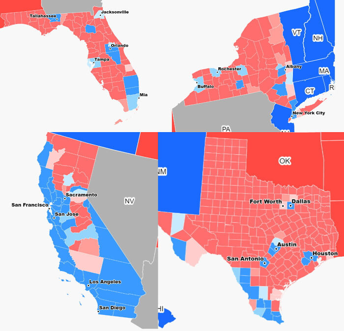 I Think Us Election Is Not About Republicans vs. Democrats But Urban vs. Rural