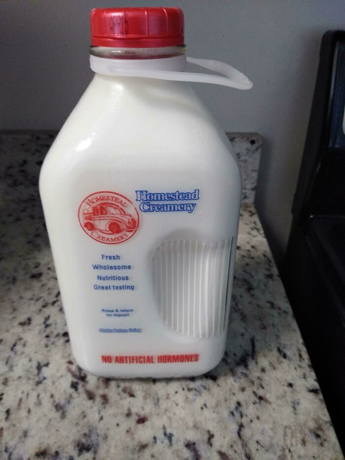 My Search For Zero Waste Milk Is Over! Local Milk And I Get $2 When I Return The Bottle!