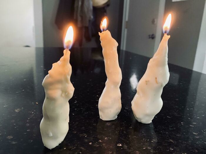 I Made Candles From The Old Unusable Wax In The Bottom Of Store-Bought Candles! They Have... Personality