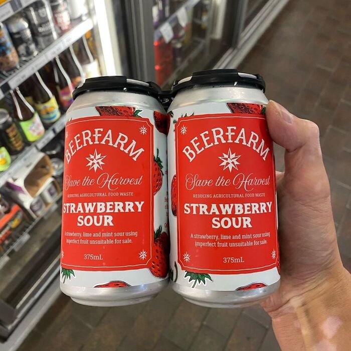 Beer Made From Leftover Strawberries That The Supermarket Rejects