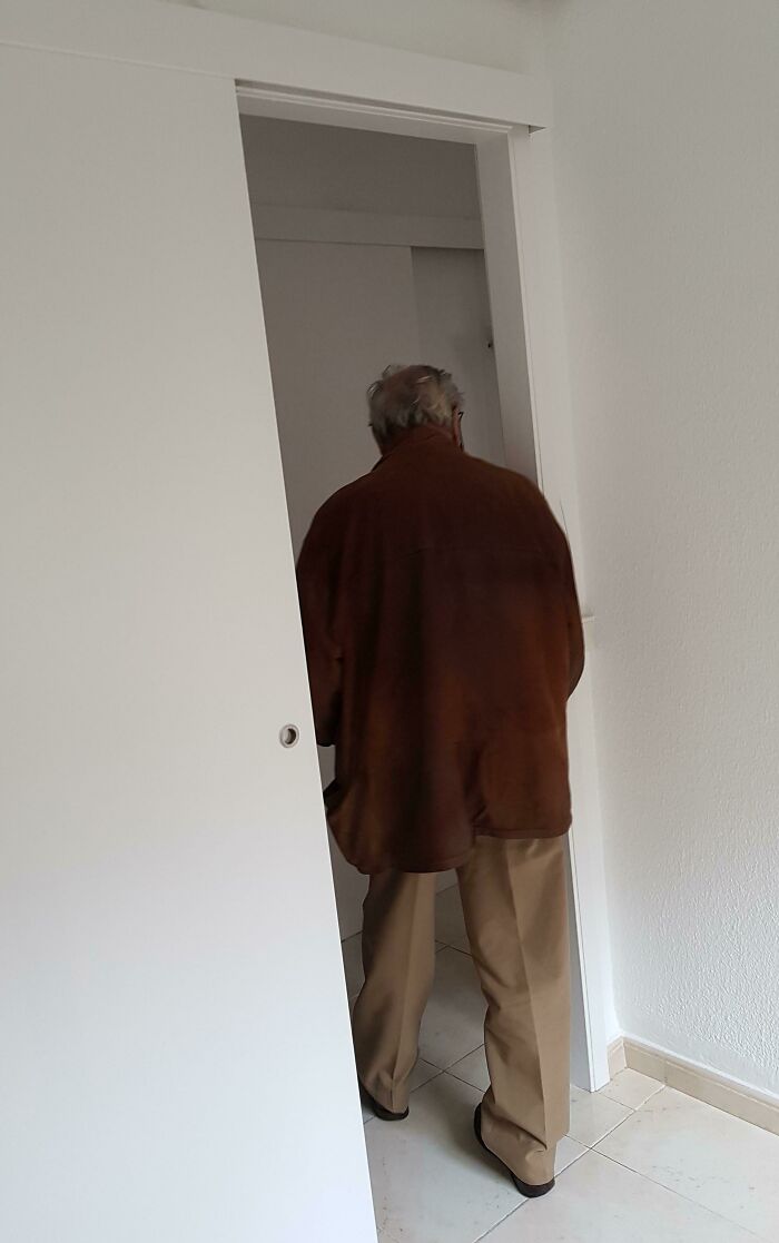 My Dad Suffers From Bipolar Disorder And Depression. He Was Feeling Very Ill, But When I Asked Him To Help Me Measure An Apartment, He Said "This Is Important For You So Let's Go"
