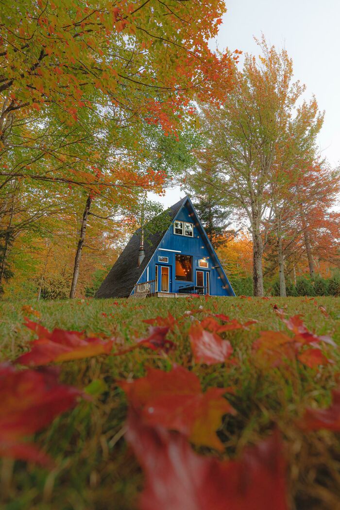 First Vt Autumn In Our Little A-Frame