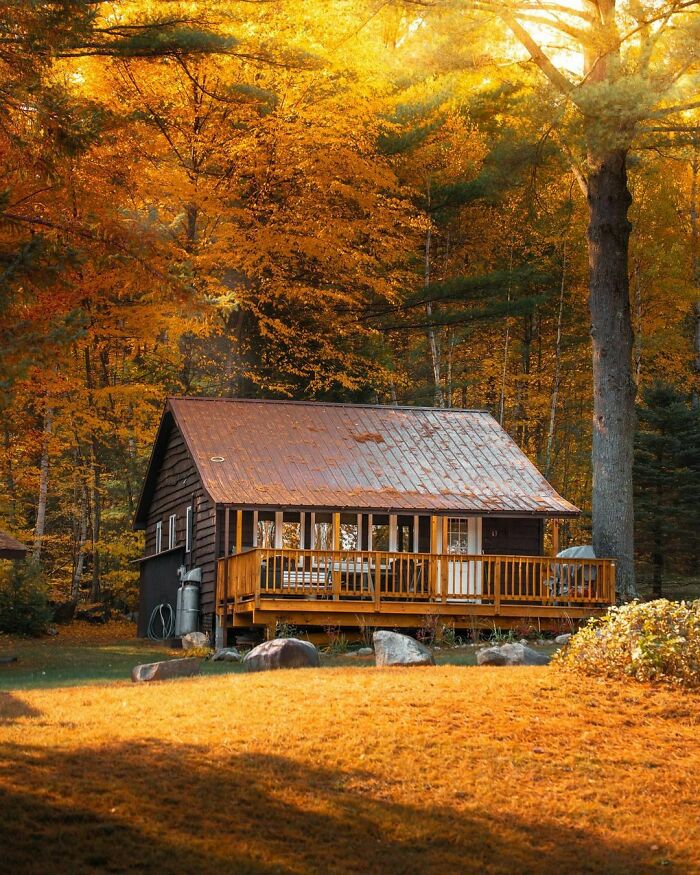 This Cabin In The Adirondack Mountains