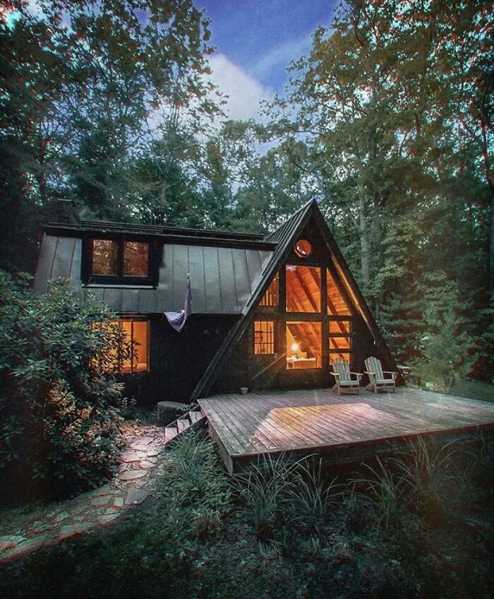 Gorgeous A-Frame Cabin In The Catskills!