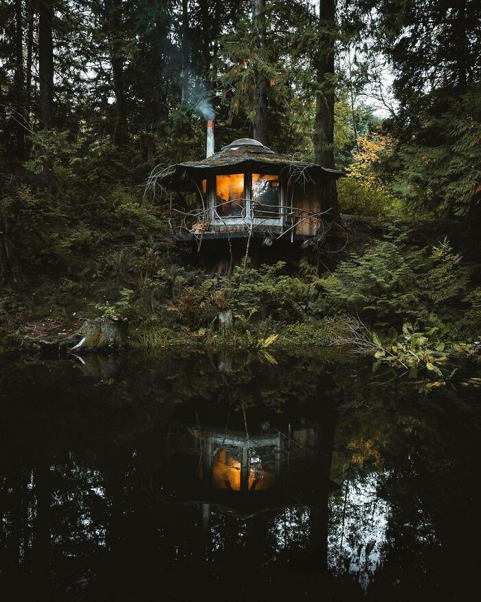 Una cabaña realmente fotogénica en Washington