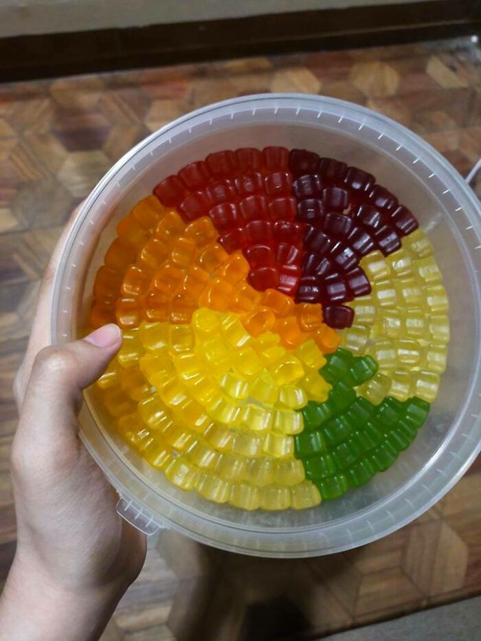Gummy Bears By Colour By My Niece