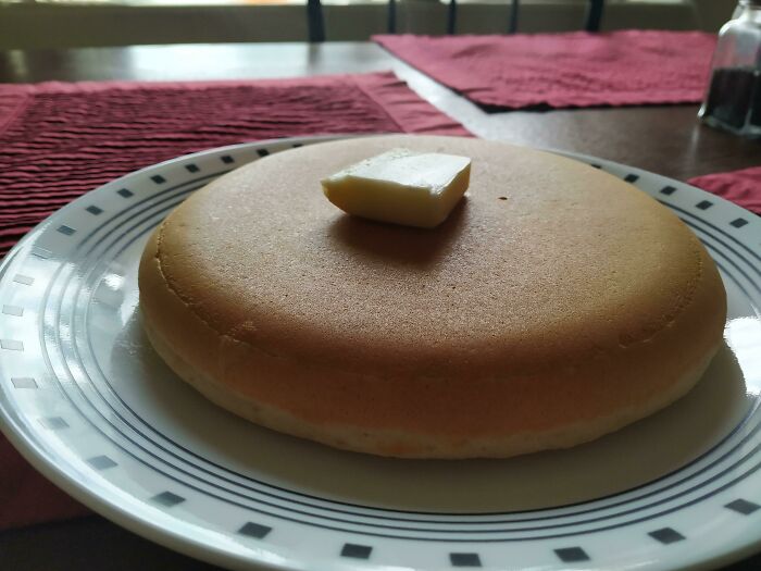 First Fluffy Pancake My Girlfriend Made