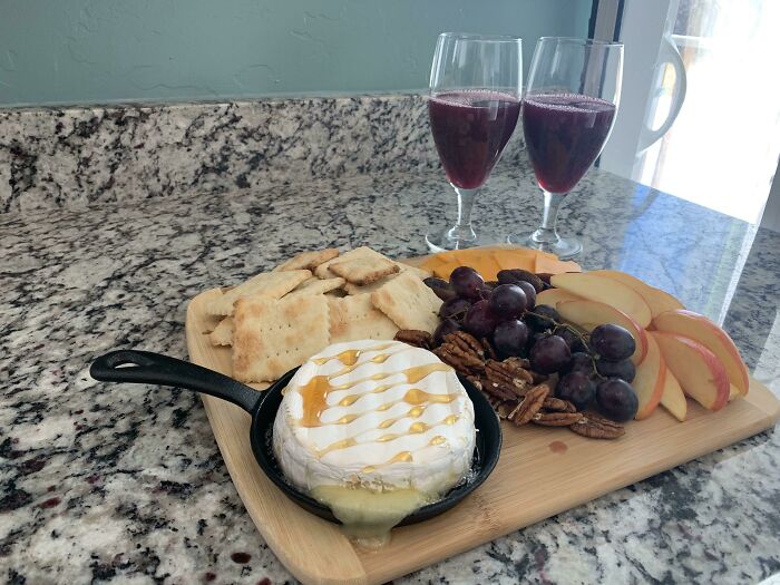My Baked Brie Cheese Board For A Random Sunday Treat