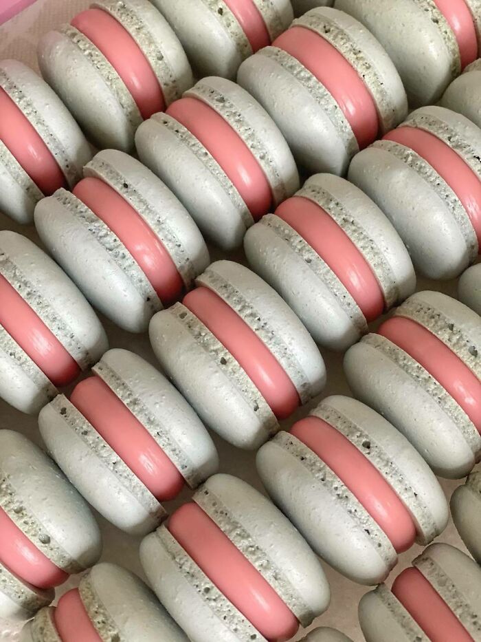 My Macarons With Strawberry Filling