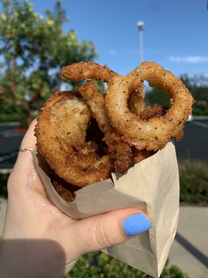 These Onion Rings Gave Me Life Today