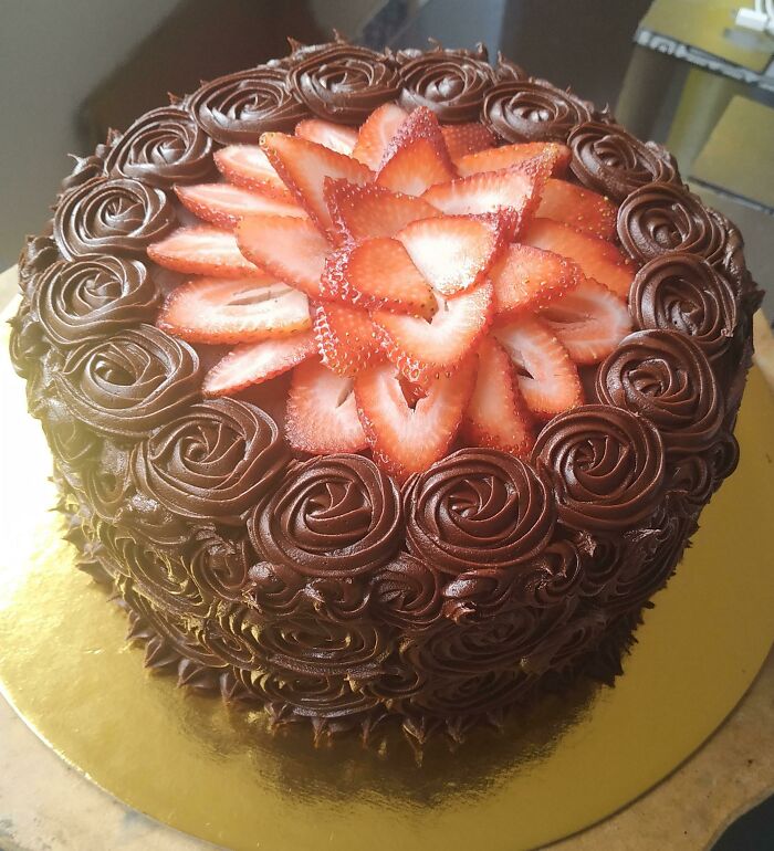 What Do You Think Of My Strawberry Chocolate Cake?
