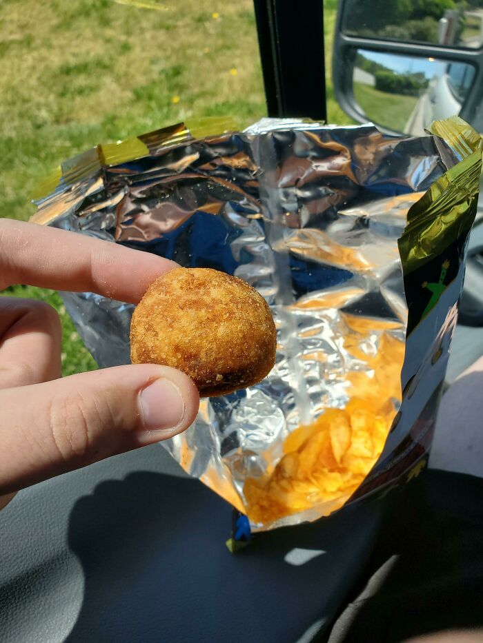 My Bag Of Potato Chips Had A Whole Fried Potato Inside