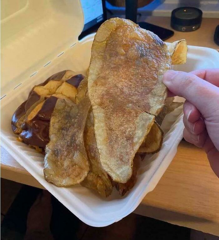 Potato Chips Sliced The Other Way