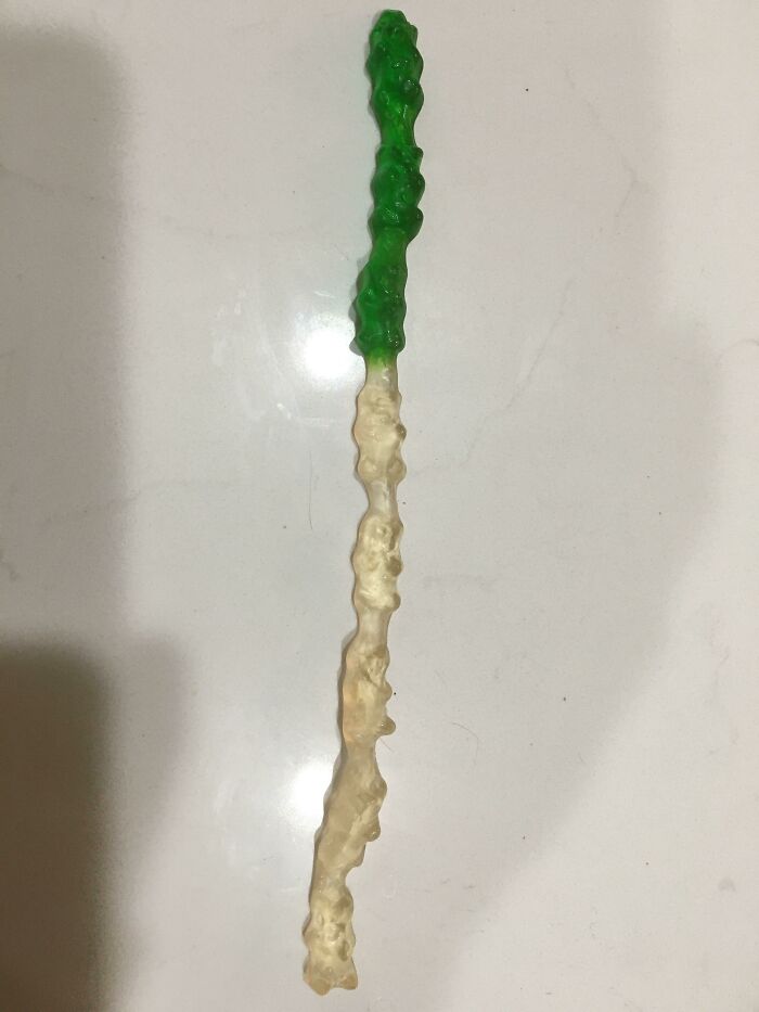 Found This String Of Gummy Bears Fused Together In My Bag Of Haribo
