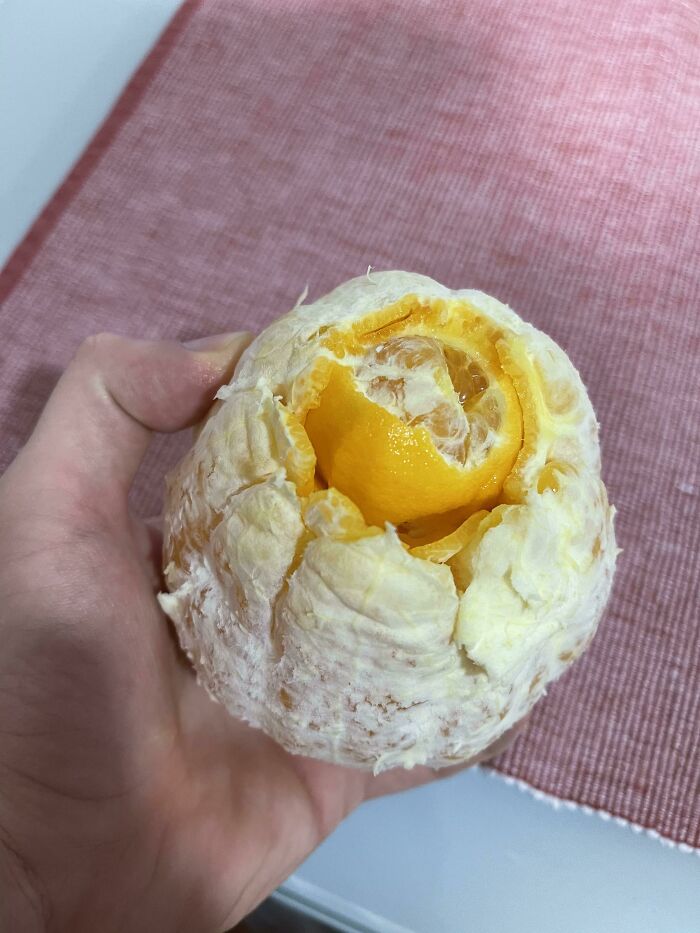 The Orange Inside My Orange Also Had Peel