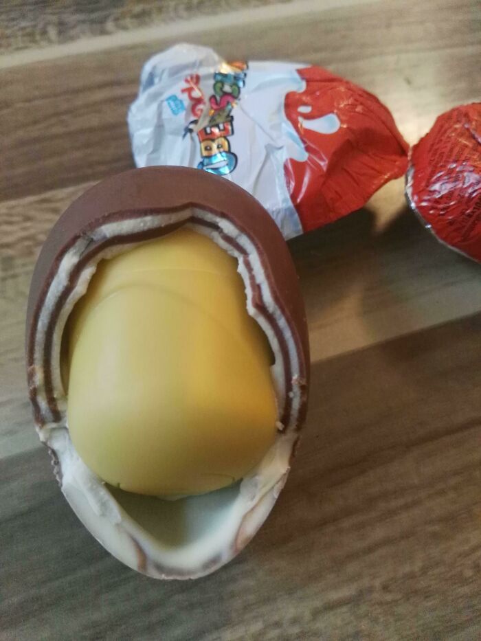 Este huevo Kinder tiene dos capas