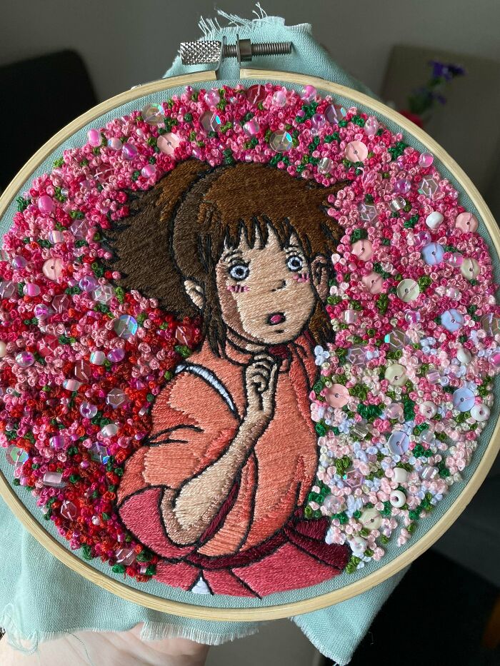 5 Days And A Hundred French Knots Later