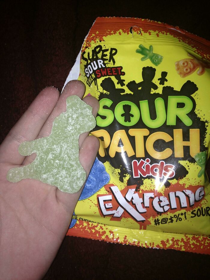Found This Giant Mutant In My Bag Of Sour Patch Kids