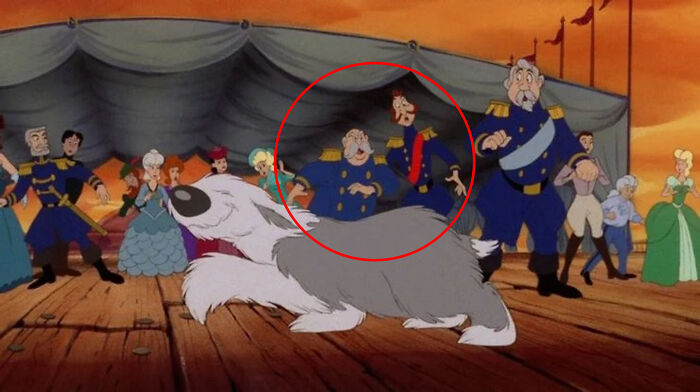 In The Little Mermaid (1989), You Can See The King And His Advisor From Cinderella (1950) At The Wedding