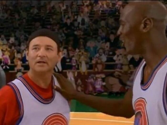 In Space Jam (1996), Bill Murray Explains His Entry Into The Toon World By Saying The Film's Producer Is A Friend Of His. Space Jam's Executive Producer Was Ivan Reitman, Who Directed The Murray-Starred Ghostbusters (1984), Among Others