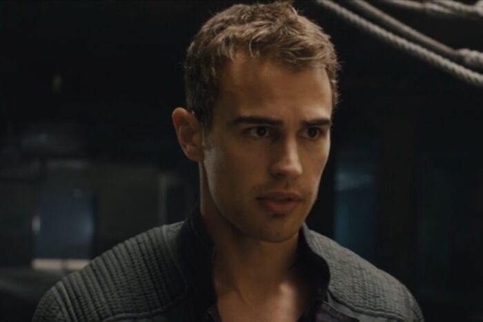 In Divergent (2014), The Character Four Blocks Light, Creating Darker Areas On His Face. This Is Four Shadowing