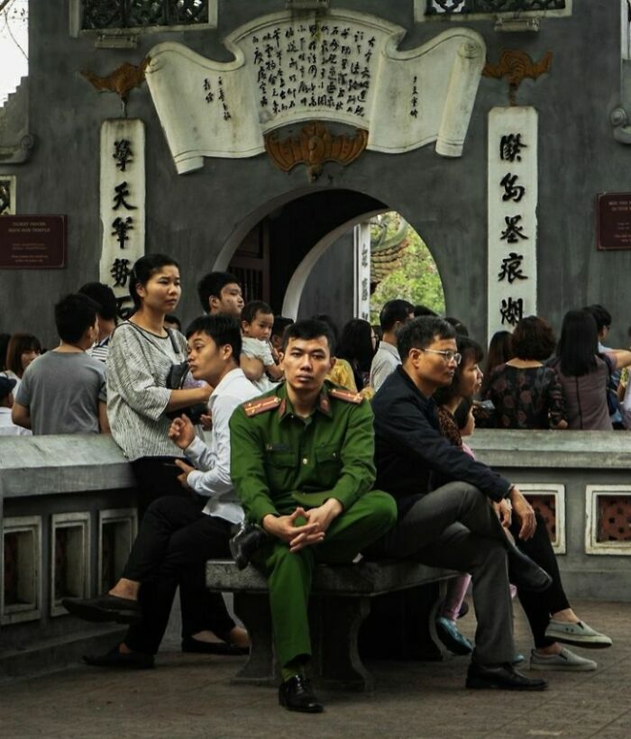 Accidental Poser In Hanoi