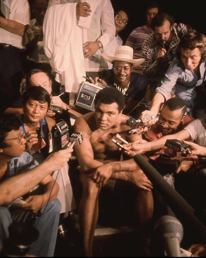 Muhammad Ali In 1975 (The Thrilla In Manila)