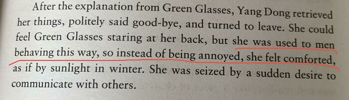 Ah Yes, How Comforting For A Woman To Have Men Stare At Her Back! (Death’s End, By Cixin Liu)