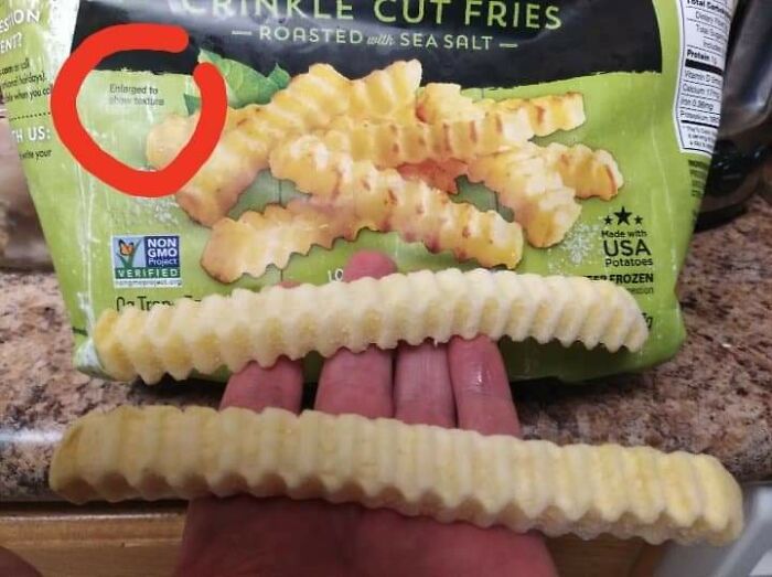 Enlarged Fries