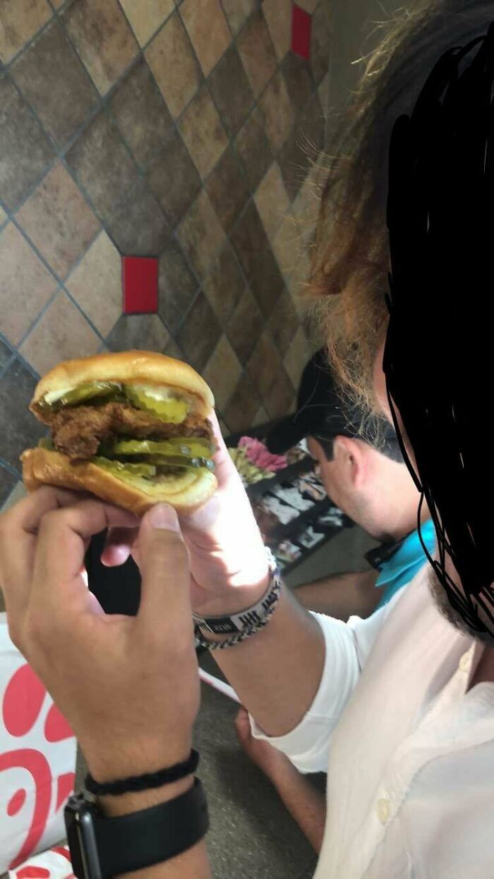 Chick-Fil-A With “As Many Pickles As You Can Legally Give Me”