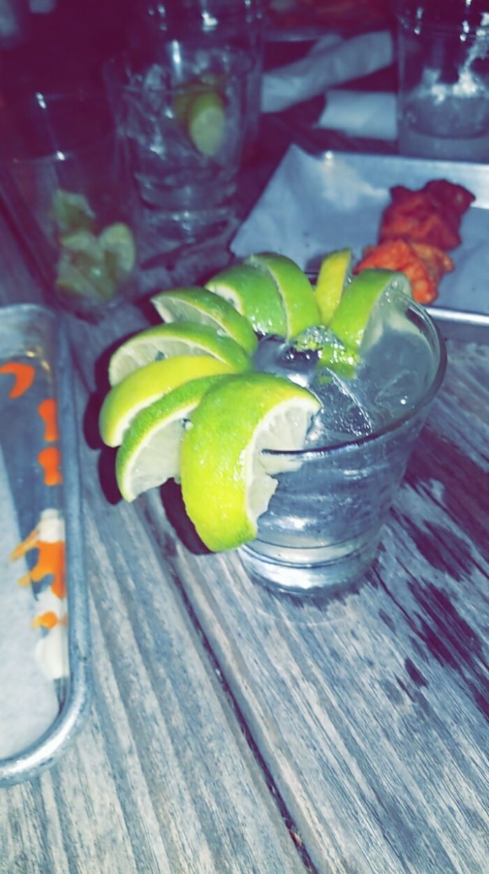 "Vodka Soda With A Bunch Of Limes" Thank You Bartender 