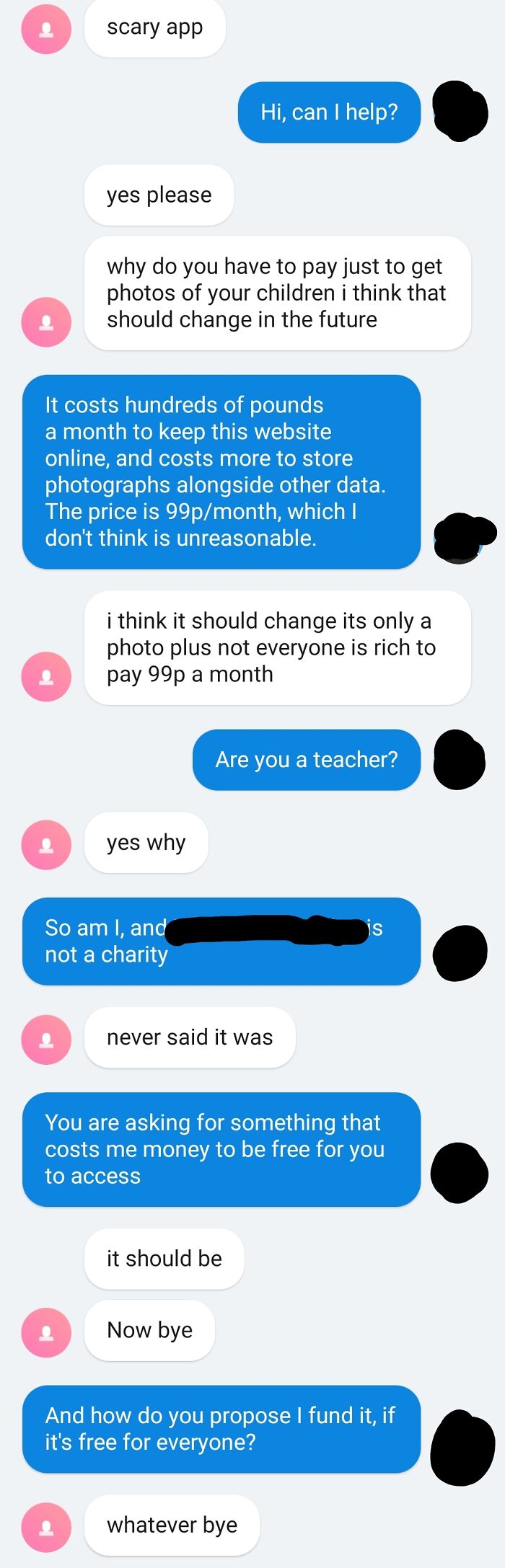 A Teacher Complains That The 99p Freemium Upgrade For An App Is Unaffordable