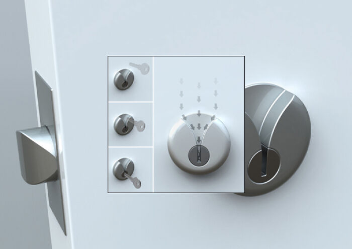 Door Lock Designed With Elderly (Or Intoxicated) People In Mind
