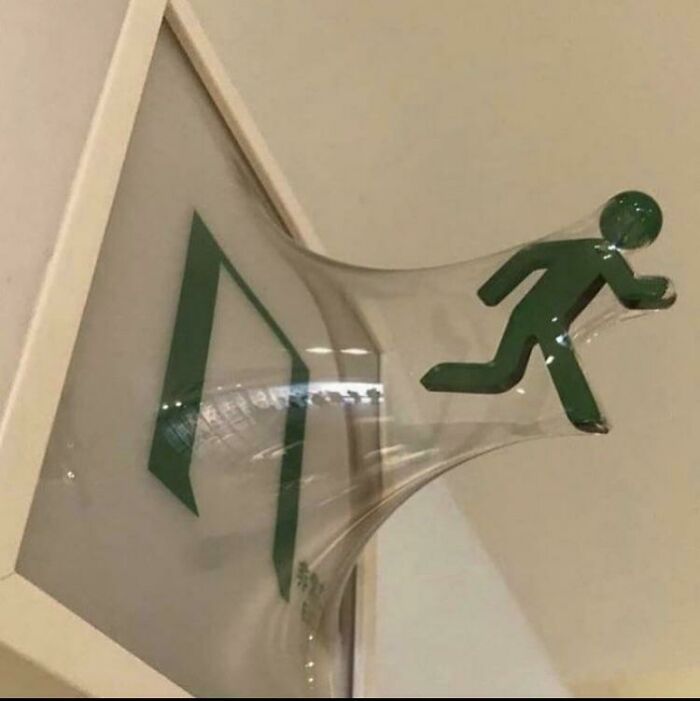 This Exit Sign Actually Looks Really Neat