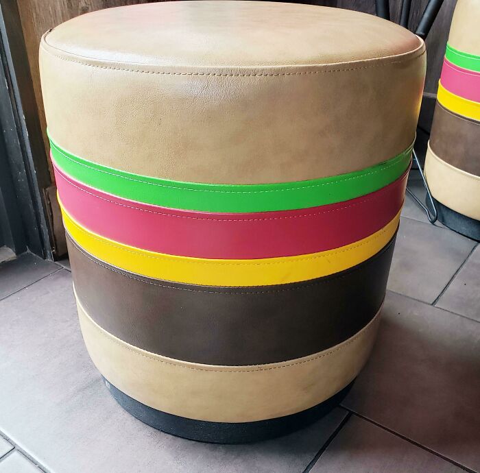 Saw These Cute Little Stools At A Burger Joint