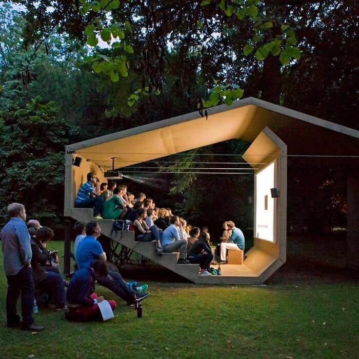 This Small Cinema Theater Designed By Erika Hock, Germany