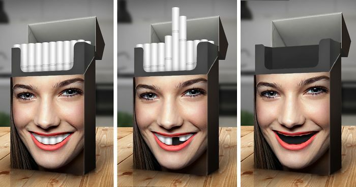 Miroslav Vujovic Aka Graforidza Created This Ad Campaign To Raise Awareness Of Harmful Smoking Effects