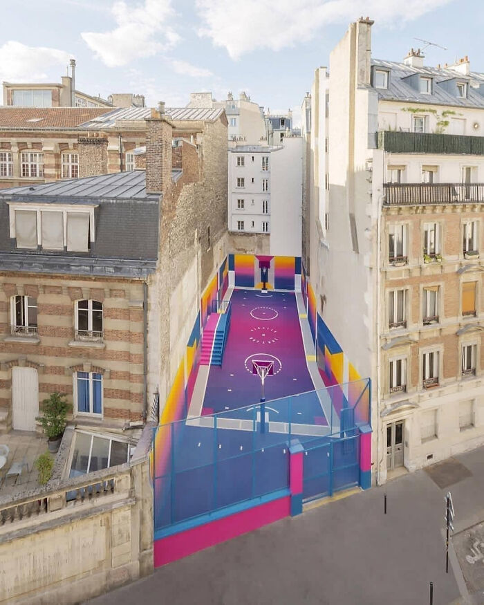 Pigalle Basketball Court Designed By Ill Studio & Nike
